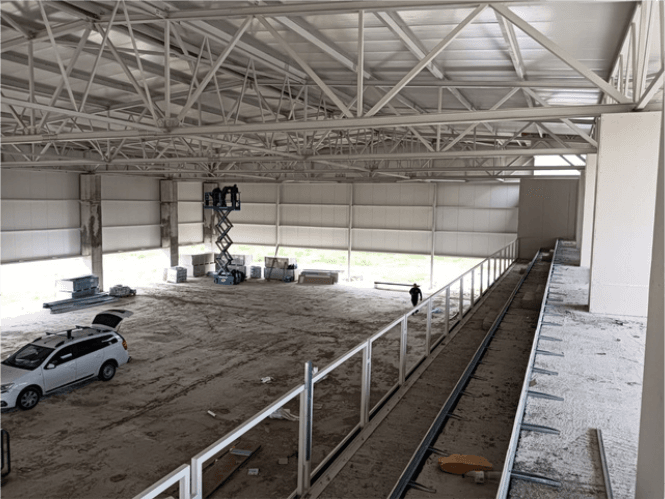 Sala de sport - constructie structura metalica